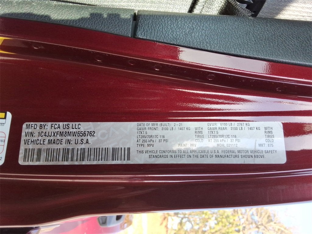 2021 Jeep Wrangler Unlimited Rubicon 4X4