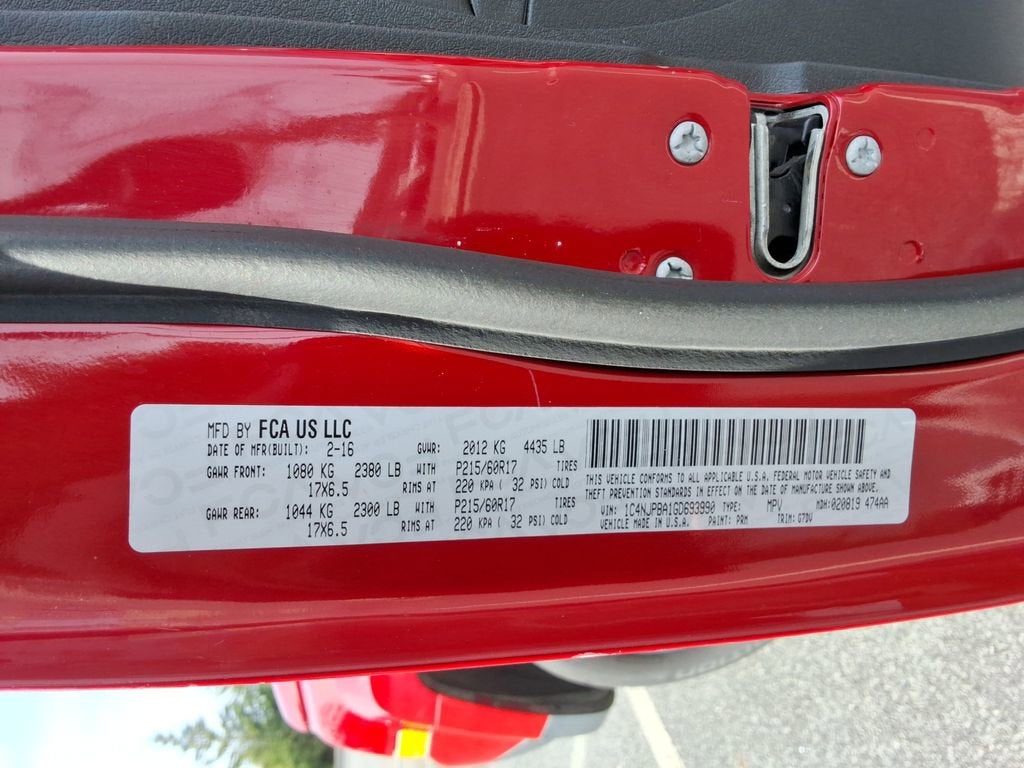 2016 Jeep Patriot Sport SE