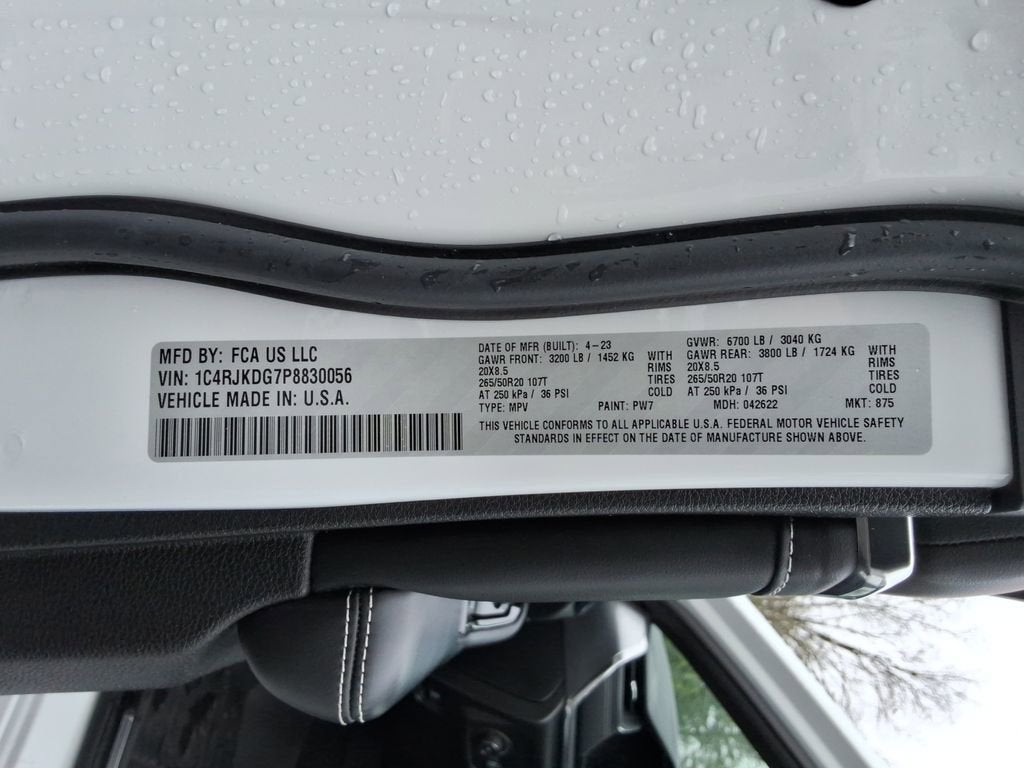 2023 Jeep Grand Cherokee L Overland 4x4