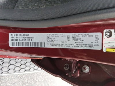 2021 RAM 1500 Laramie Crew Cab 4x4 5'7" Box