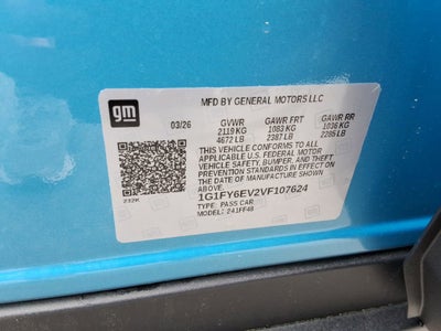 2027 Chevrolet Bolt LT