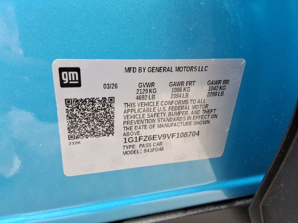 2027 Chevrolet Bolt RS