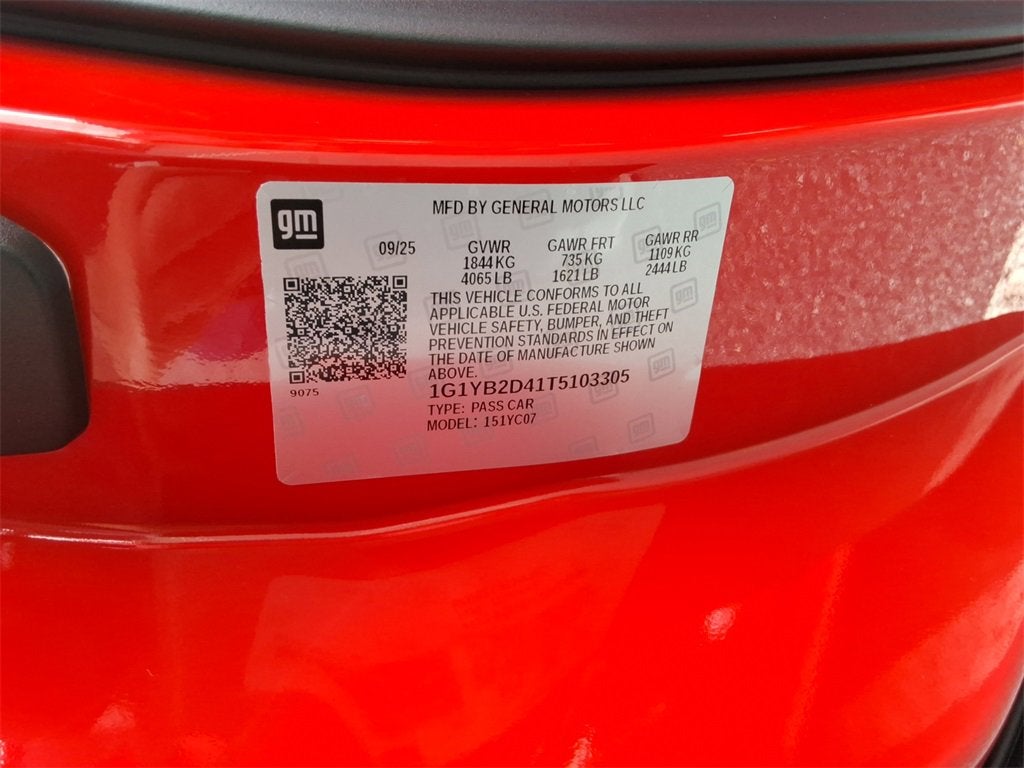 2026 Chevrolet Corvette Stingray 2LT