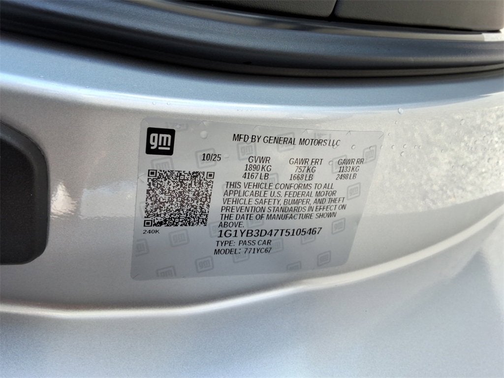 2026 Chevrolet Corvette Stingray 2LT