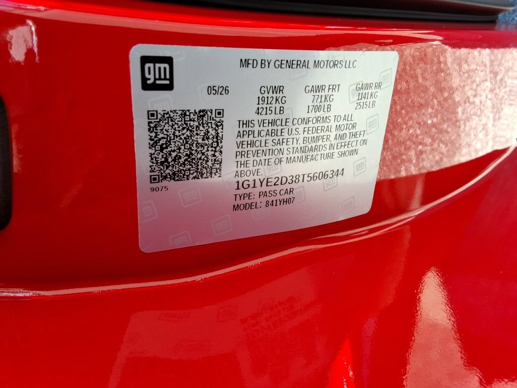 2026 Chevrolet Corvette Z06 2LZ