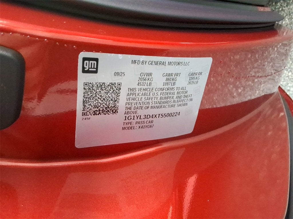 2026 Chevrolet Corvette E-Ray 2LZ