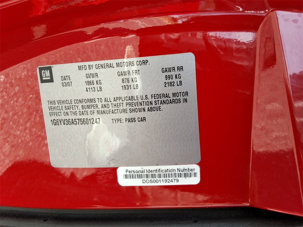 2007 Cadillac XLR Base