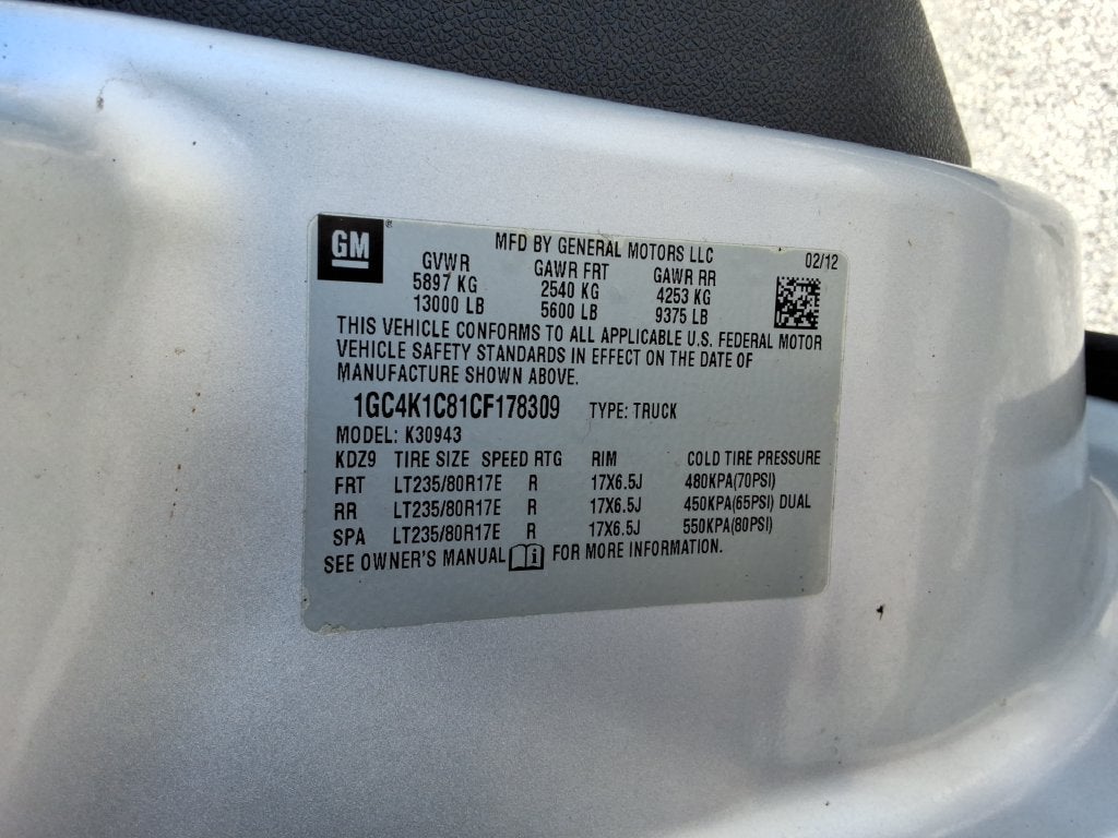 2012 Chevrolet Silverado 3500 HD LTZ