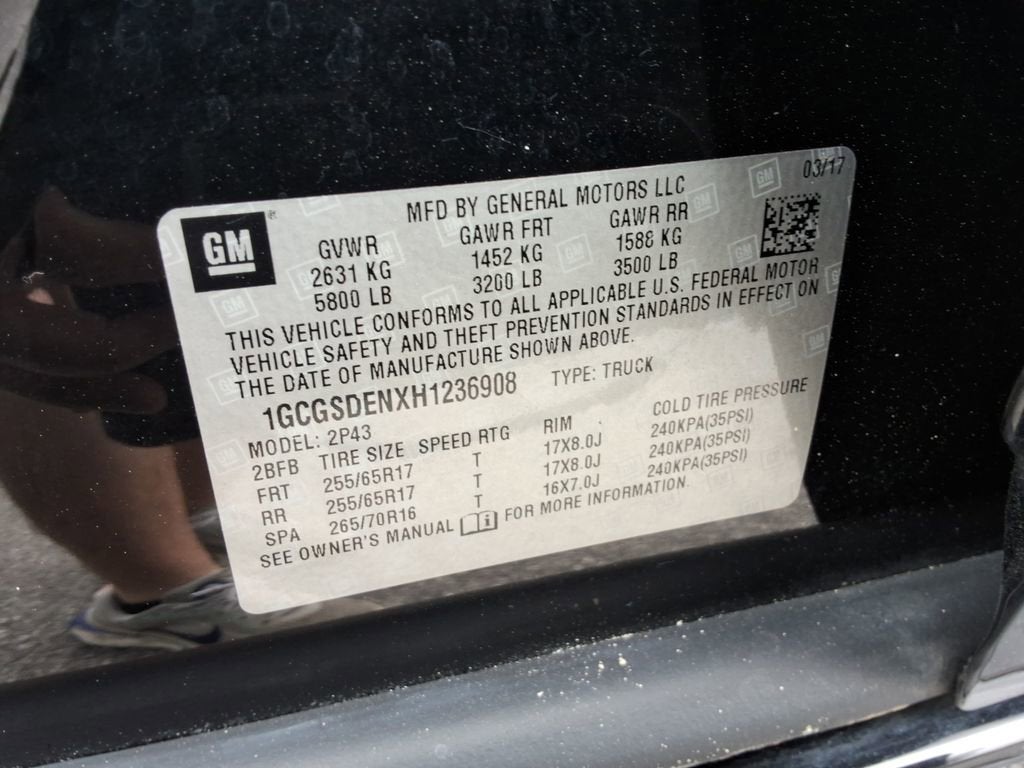 2017 Chevrolet Colorado 2WD Z71