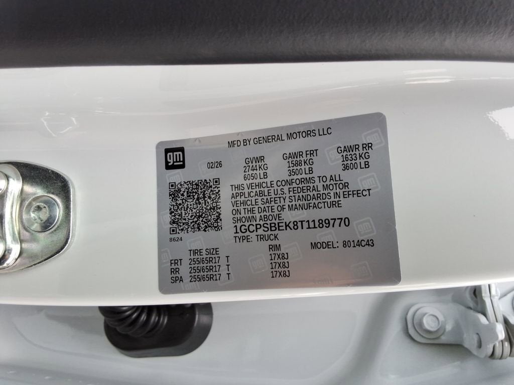 2026 Chevrolet Colorado WT