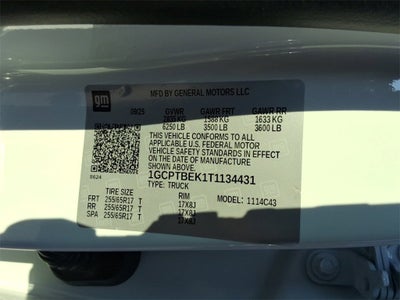 2026 Chevrolet Colorado WT