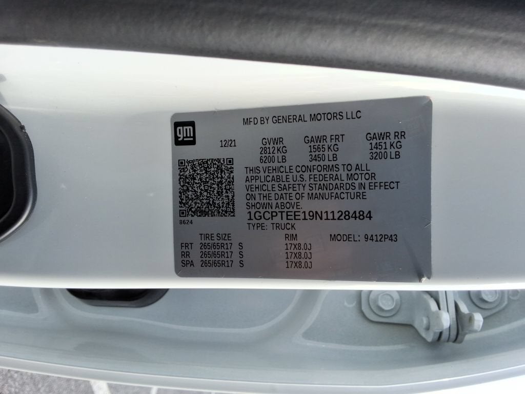 2022 Chevrolet Colorado ZR2