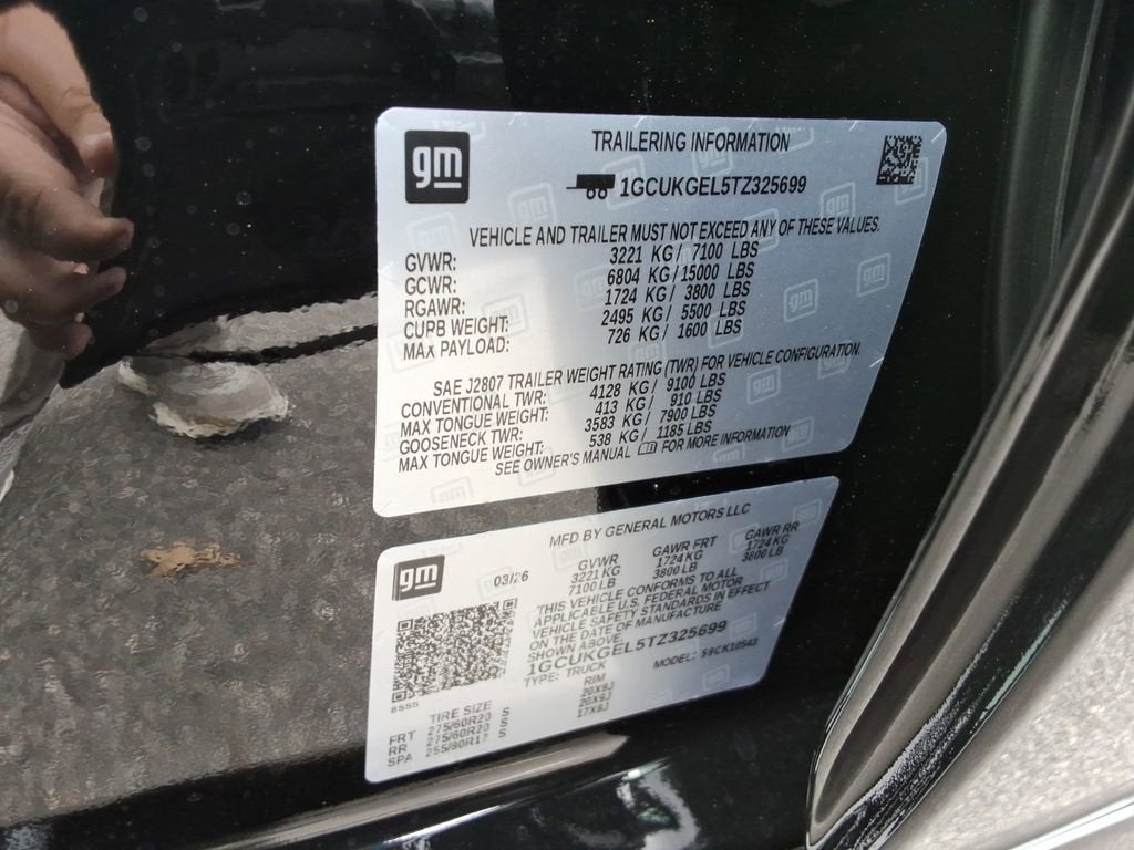 2026 Chevrolet Silverado 1500 LTZ