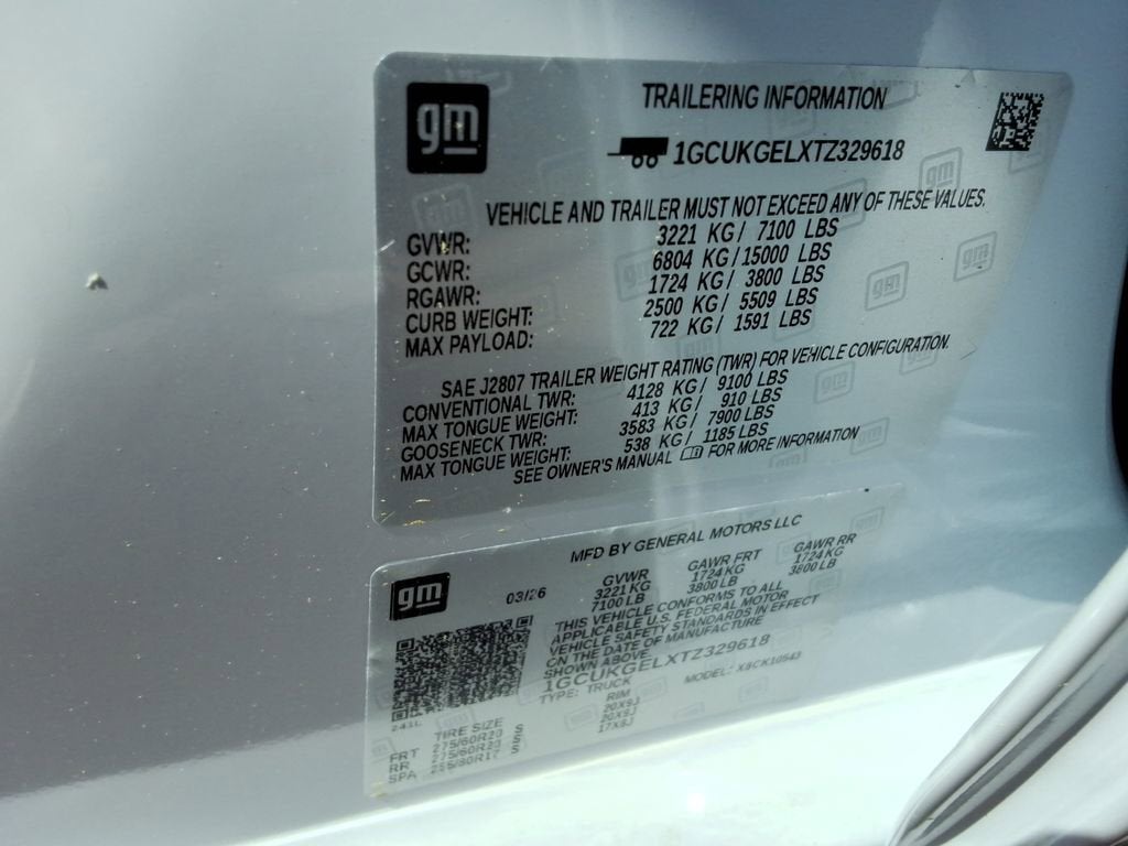 2026 Chevrolet Silverado 1500 LTZ