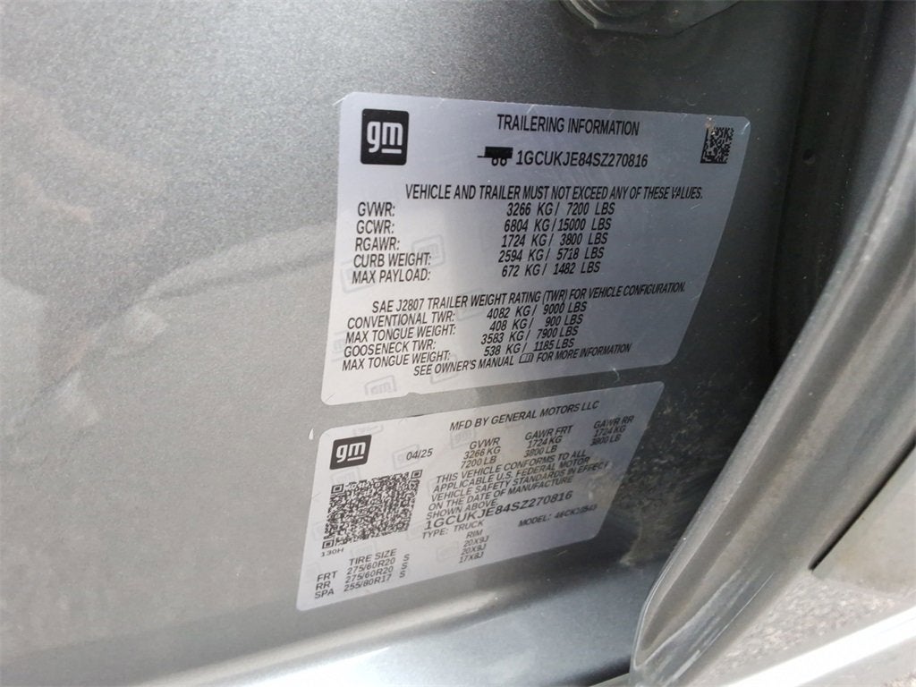 2025 Chevrolet Silverado 1500 High Country