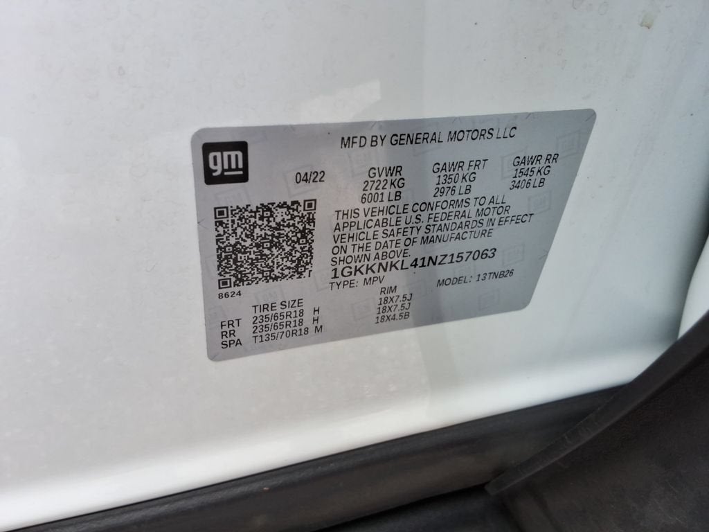 2022 GMC Acadia SLE