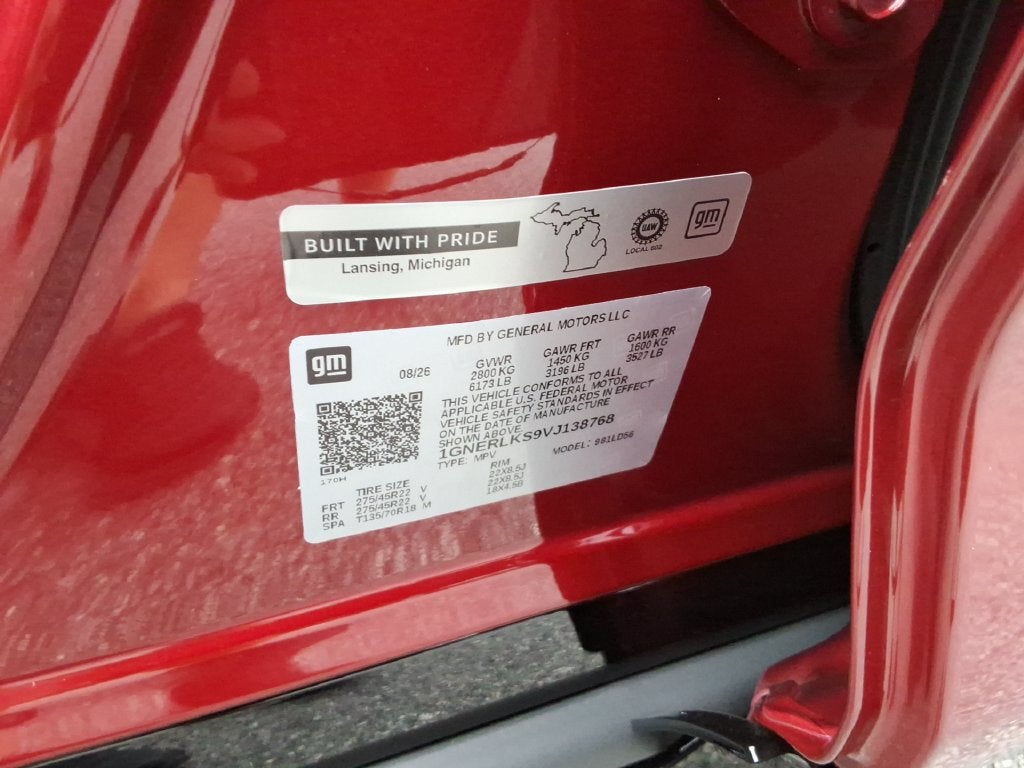 2027 Chevrolet Traverse RS