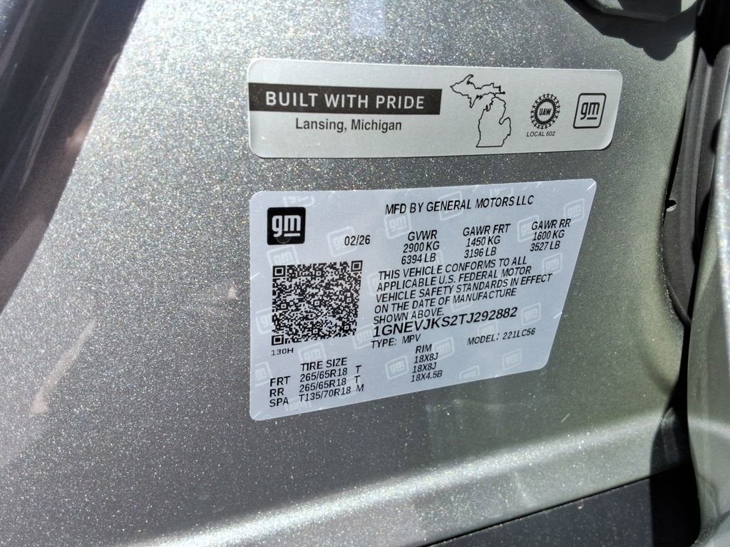 2026 Chevrolet Traverse Z71