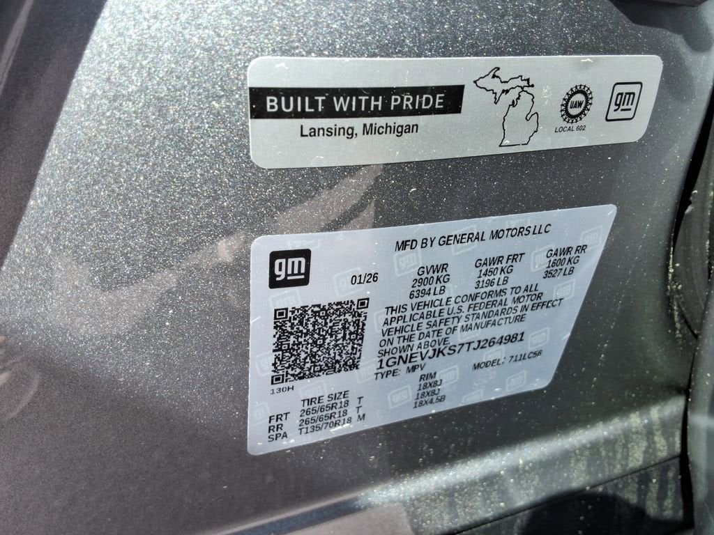 2026 Chevrolet Traverse Z71