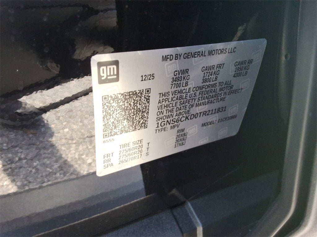 2026 Chevrolet Suburban LT