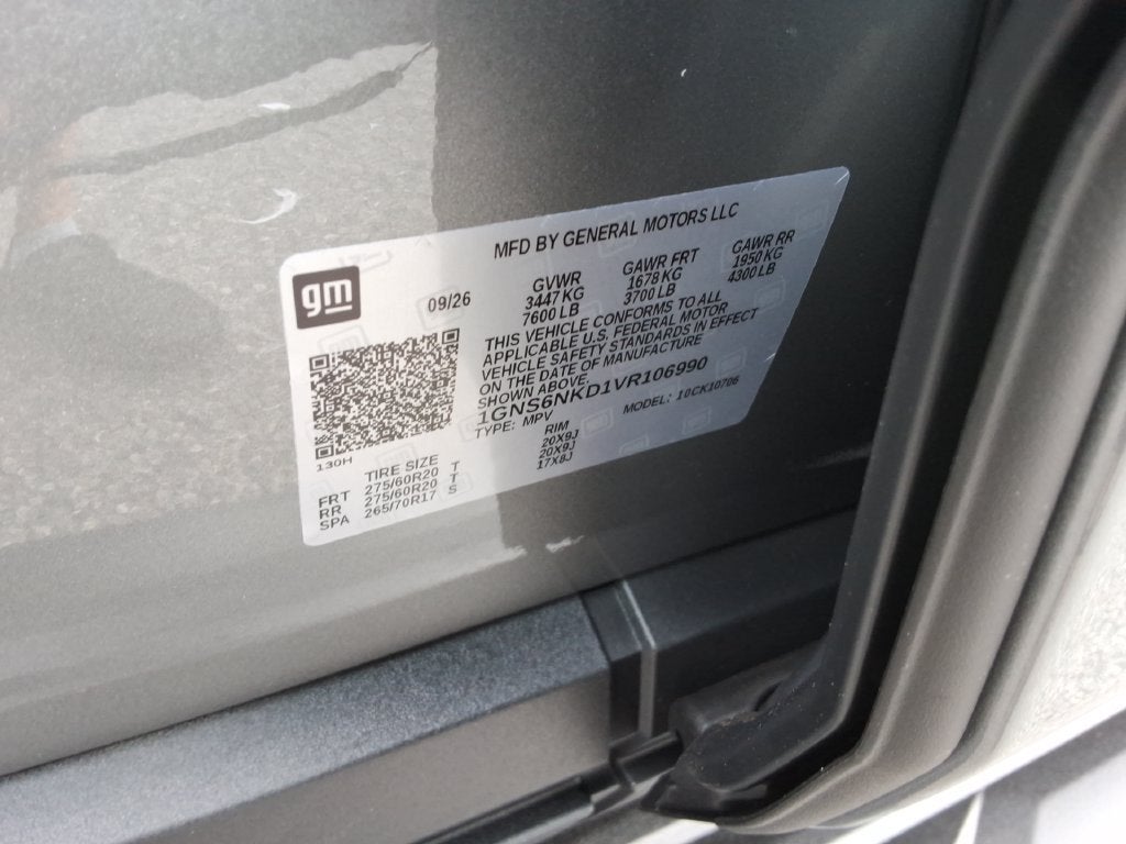 2027 Chevrolet Tahoe LT