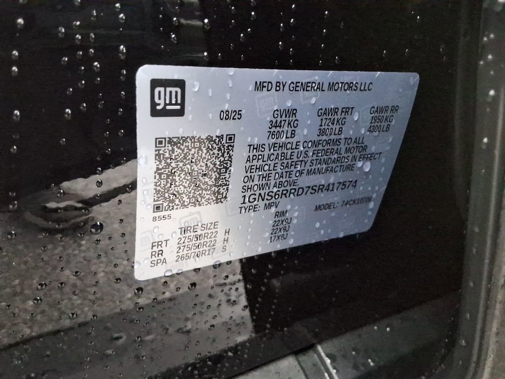 2025 Chevrolet Tahoe RST