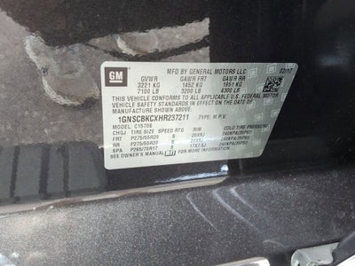 2017 Chevrolet Tahoe LT