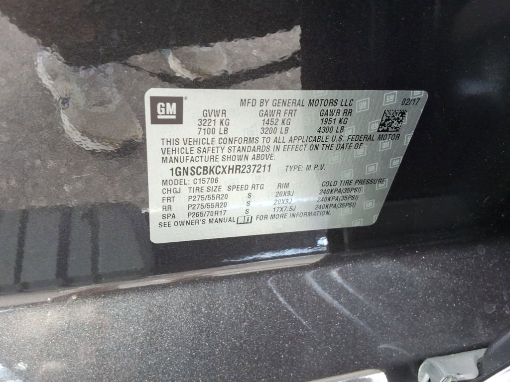 2017 Chevrolet Tahoe LT