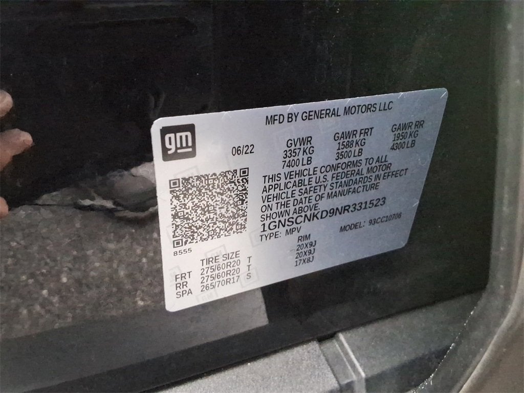 2022 Chevrolet Tahoe LT