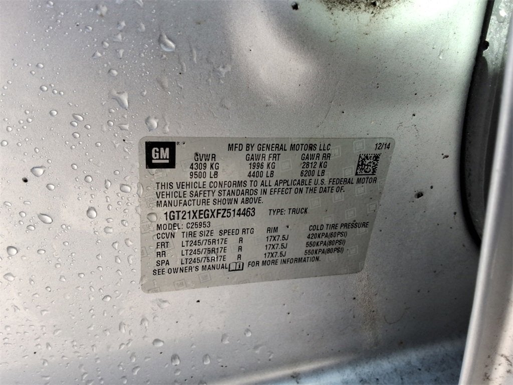 2015 GMC Sierra 2500 HD Base