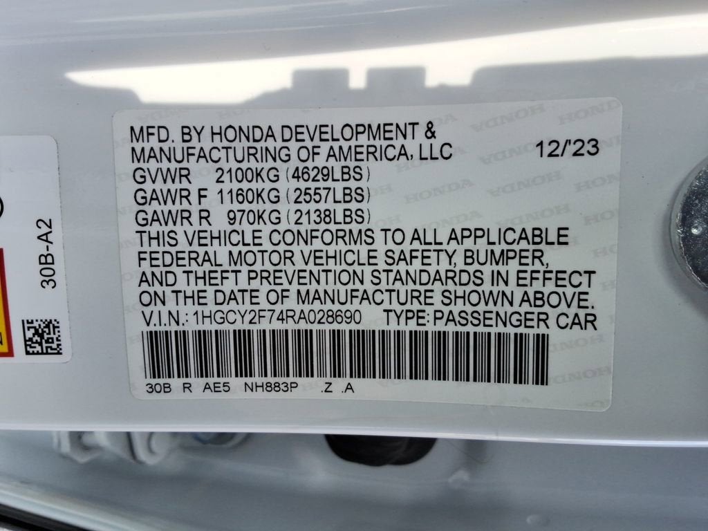 2024 Honda Accord Hybrid Sport-L