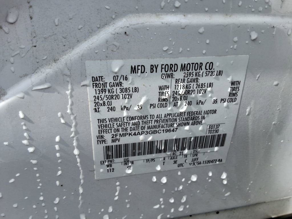 2016 Ford Edge Sport