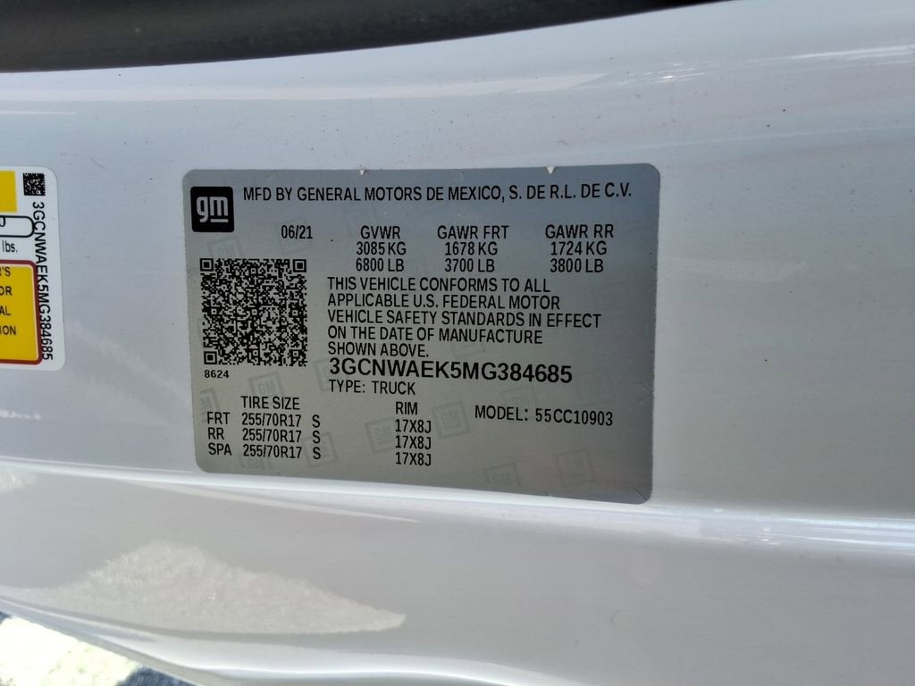 2021 Chevrolet Silverado 1500 Work Truck