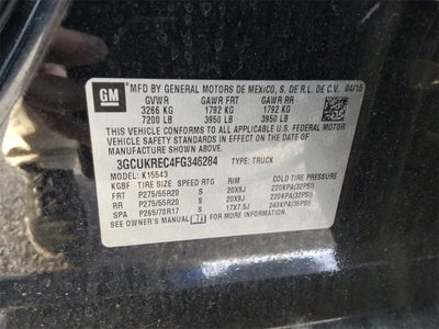 2015 Chevrolet Silverado 1500 LT