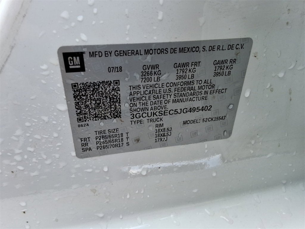 2018 Chevrolet Silverado 1500 LTZ