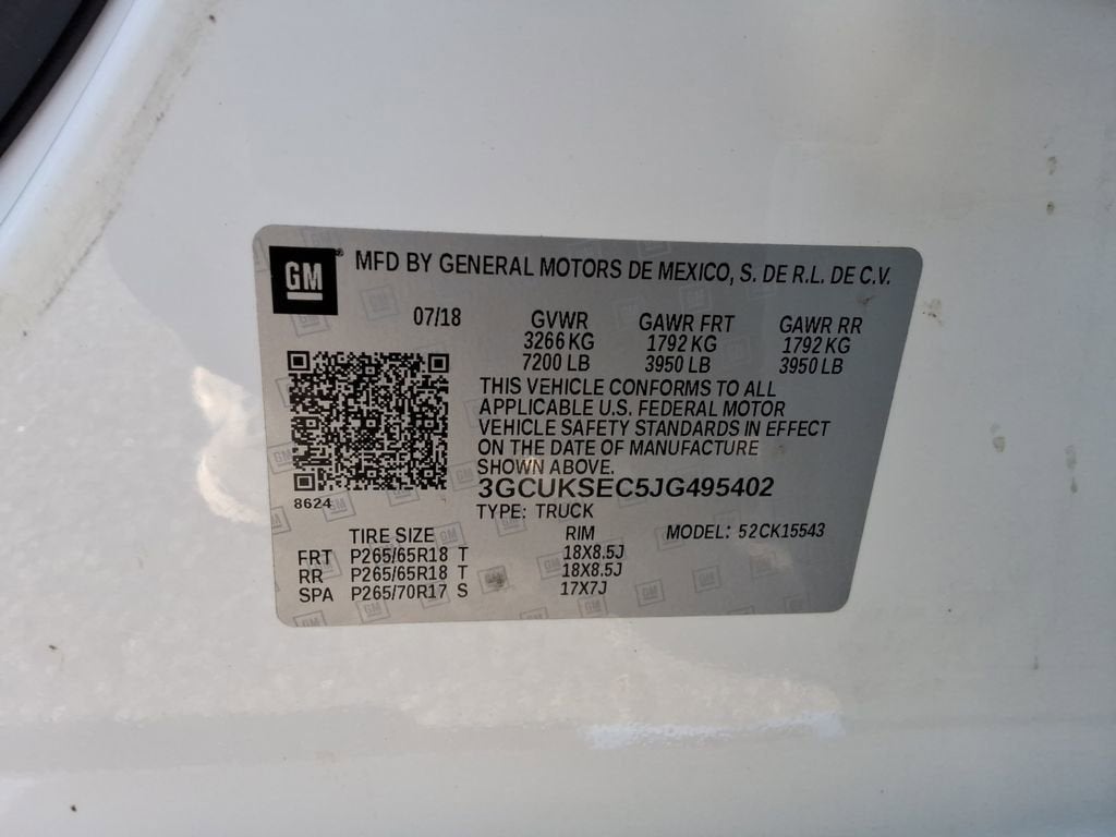 2018 Chevrolet Silverado 1500 LTZ