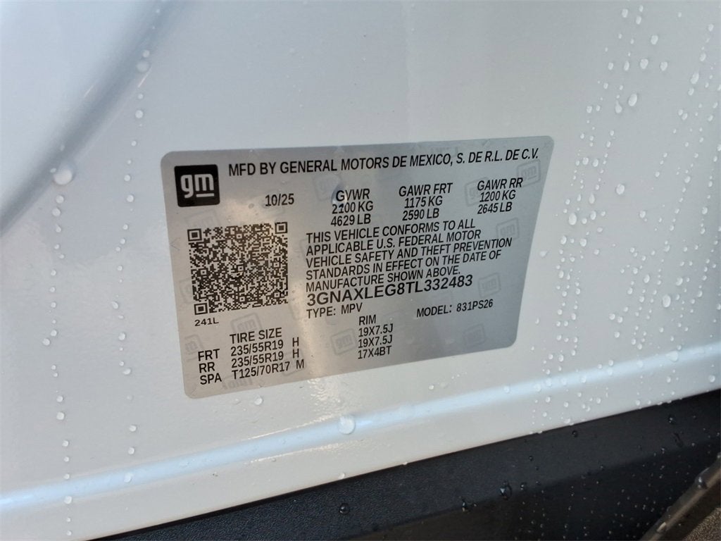 2026 Chevrolet Equinox RS