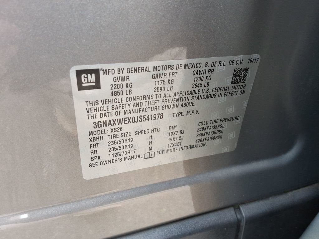 2018 Chevrolet Equinox Premier