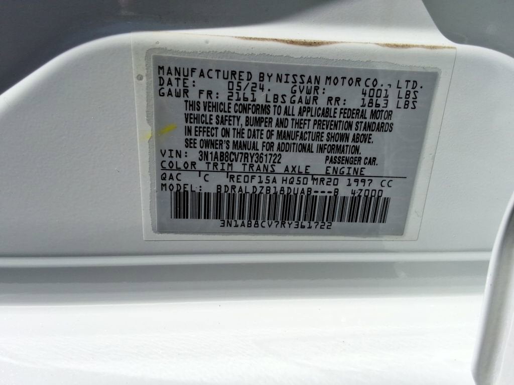 2024 Nissan Sentra SV Xtronic CVT