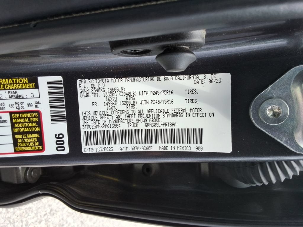 2023 Toyota Tacoma SR5 V6