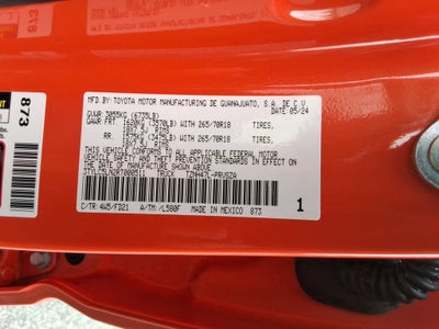 2024 Toyota Tacoma Hybrid TRD Off Road 4WD