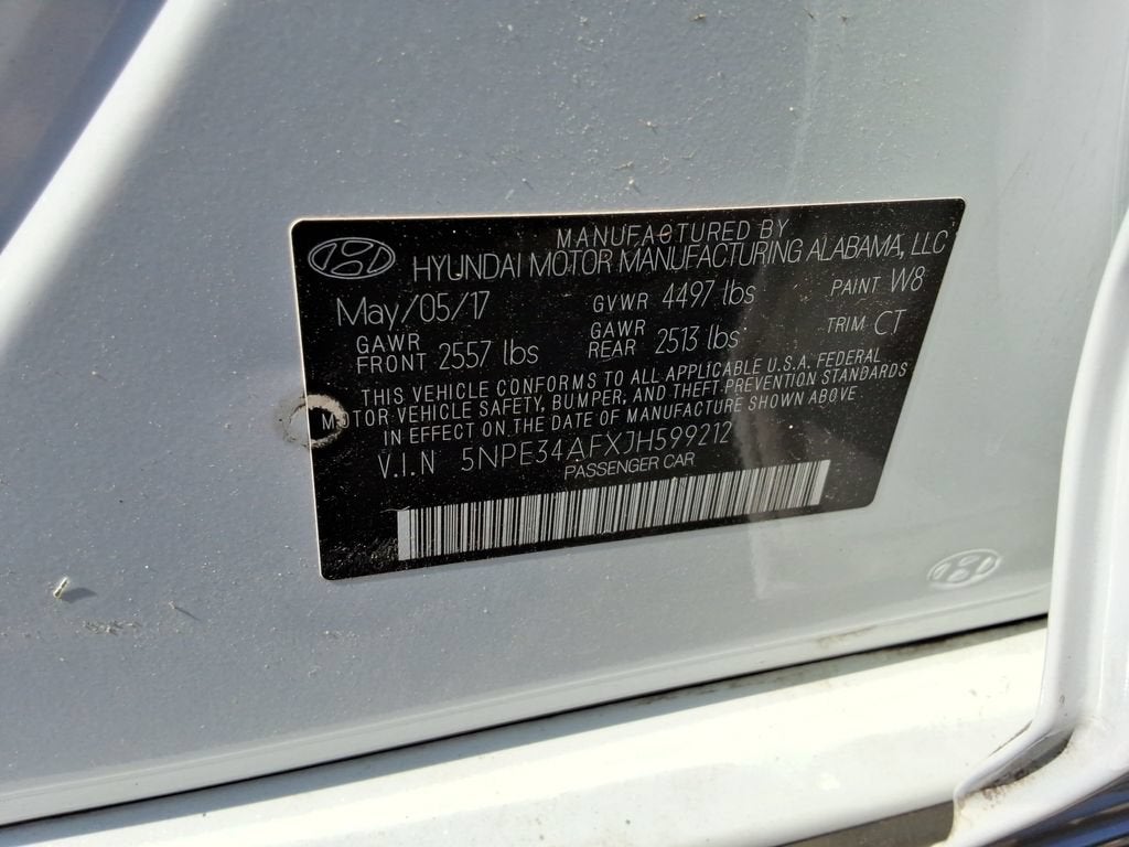 2018 Hyundai Sonata Sport