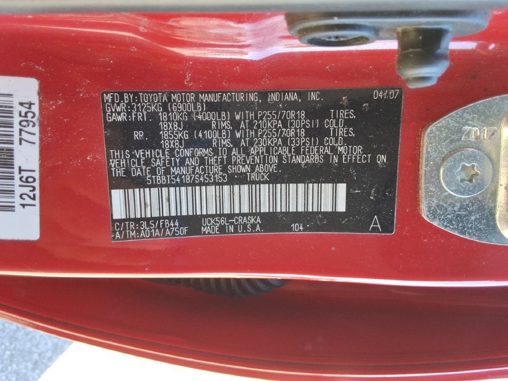 2007 Toyota Tundra SR5