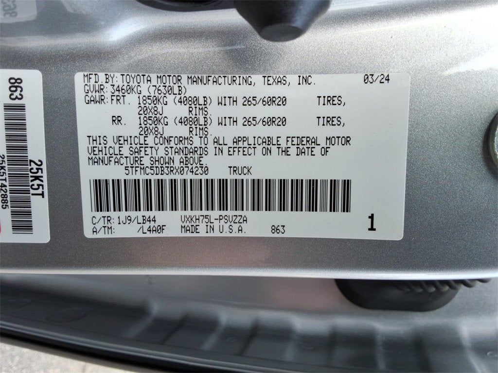 2024 Toyota Tundra Hybrid 1794 Edition 4WD