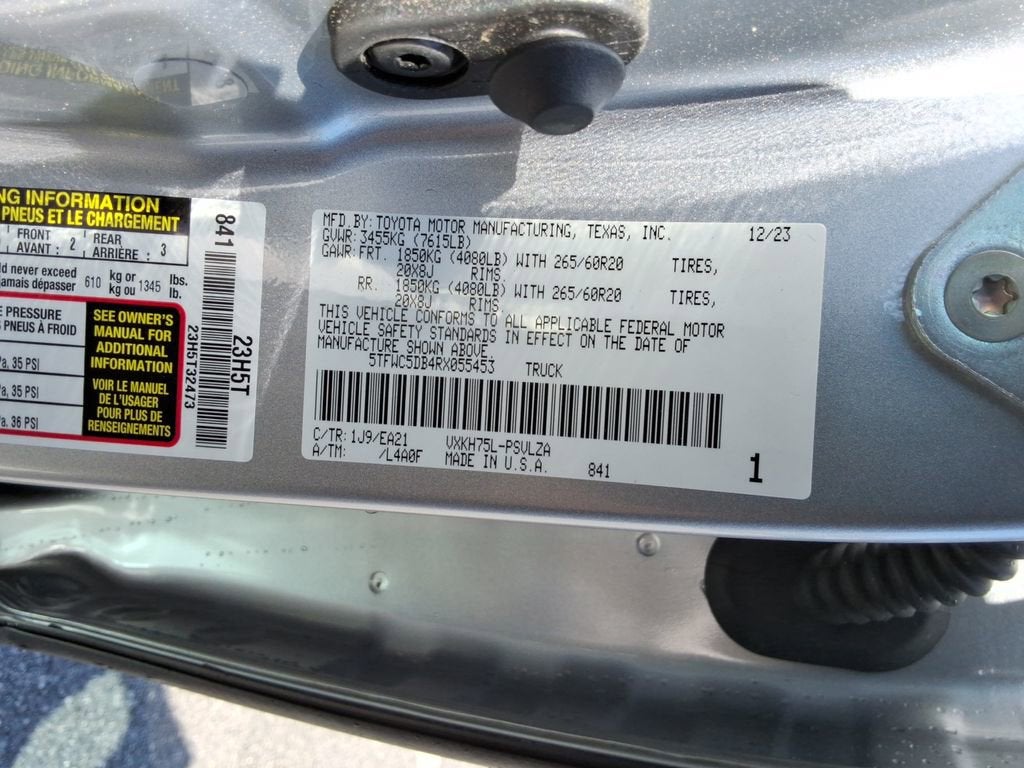 2024 Toyota Tundra Hybrid Platinum 4WD