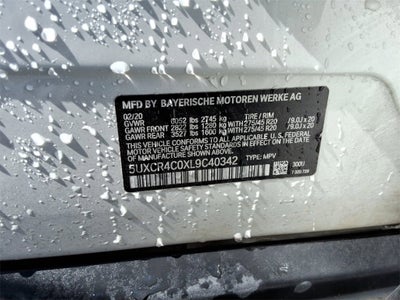 2020 BMW X5 sDrive40i