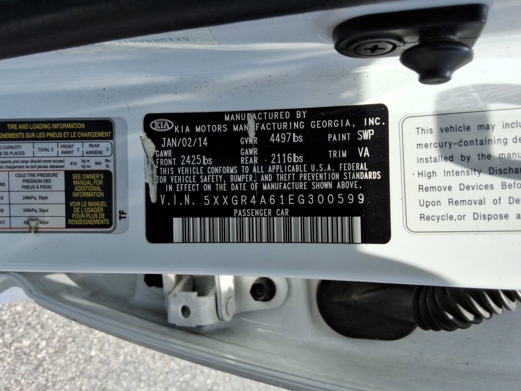 2014 Kia Optima SXL Turbo