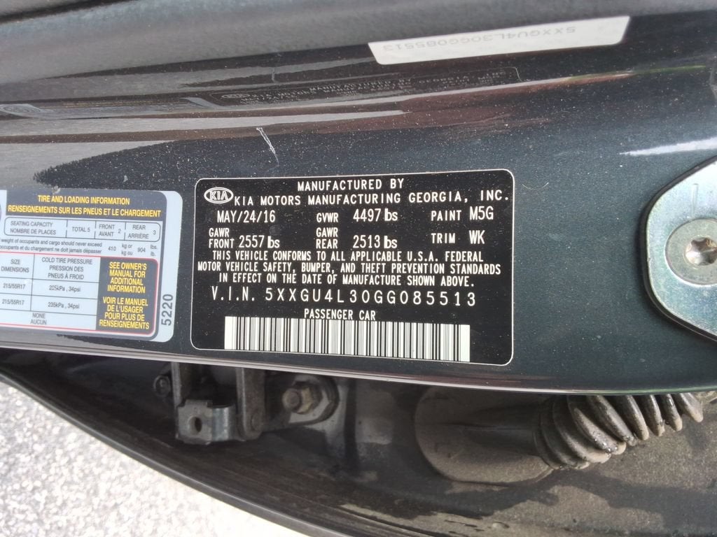 2016 Kia Optima EX