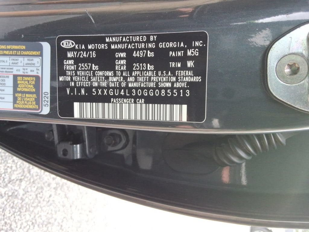 2016 Kia Optima EX