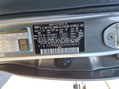 2019 Kia Sorento 2.4L LX